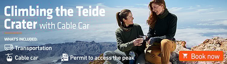 Excursion to get up Mount Teide peak with the help of the cable car