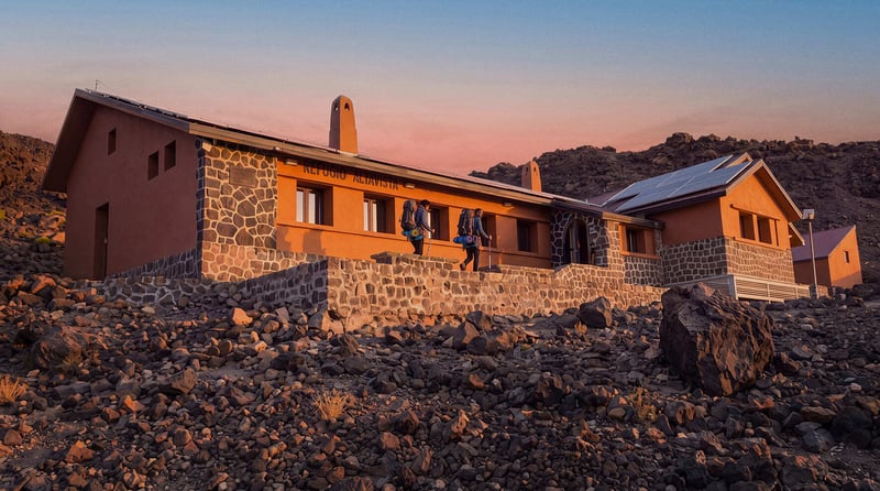 Pernocta una noche en el Refugo de Altavista del Teide 