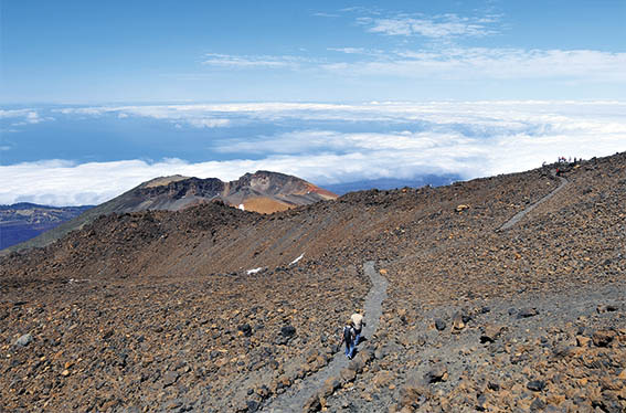 El cráter de Pico Viejo en el Teide
