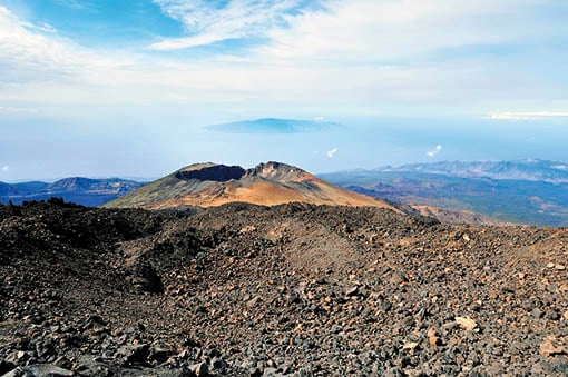 Le cratère du Pico Viejo du Teide