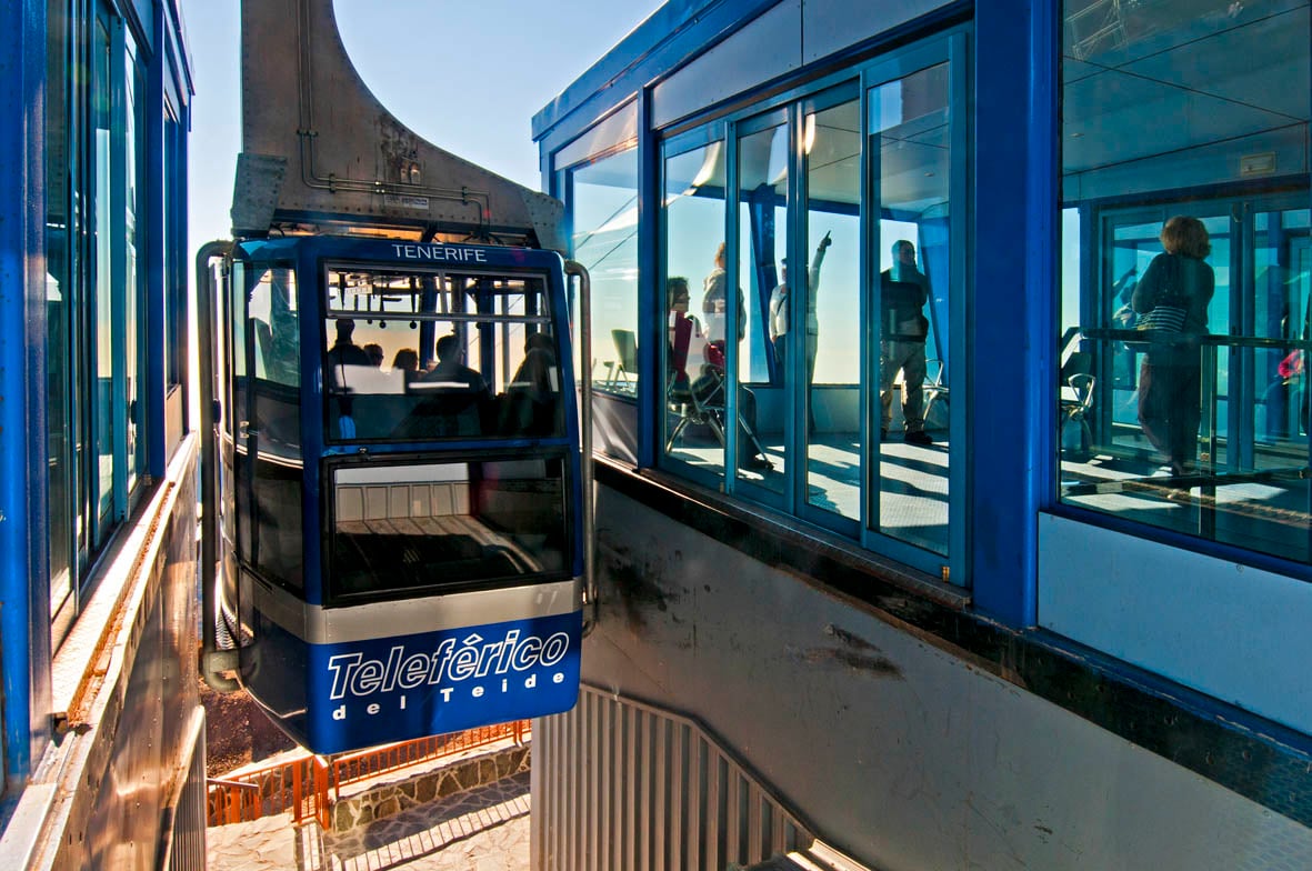 Teide Cable Car opening times in October