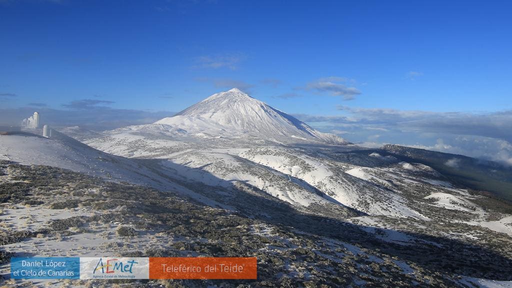 Visita el Teide con nieve de forma sostenible con Volcano Teide