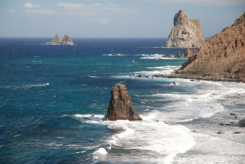 Imagen de los Roques de Anaga en Tenerife
