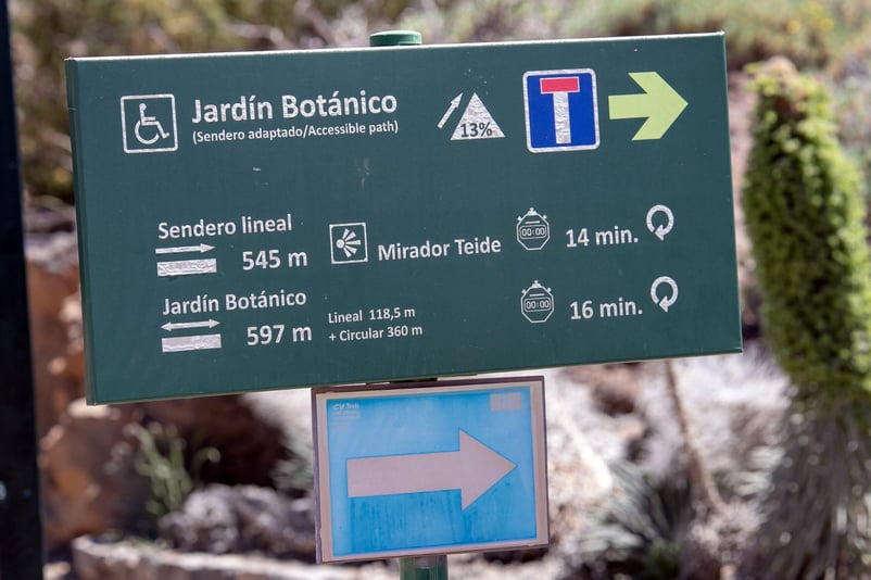  Los visitantes del Parque Nacional pueden recorrer el sendero adaptado del Jardín Botánico