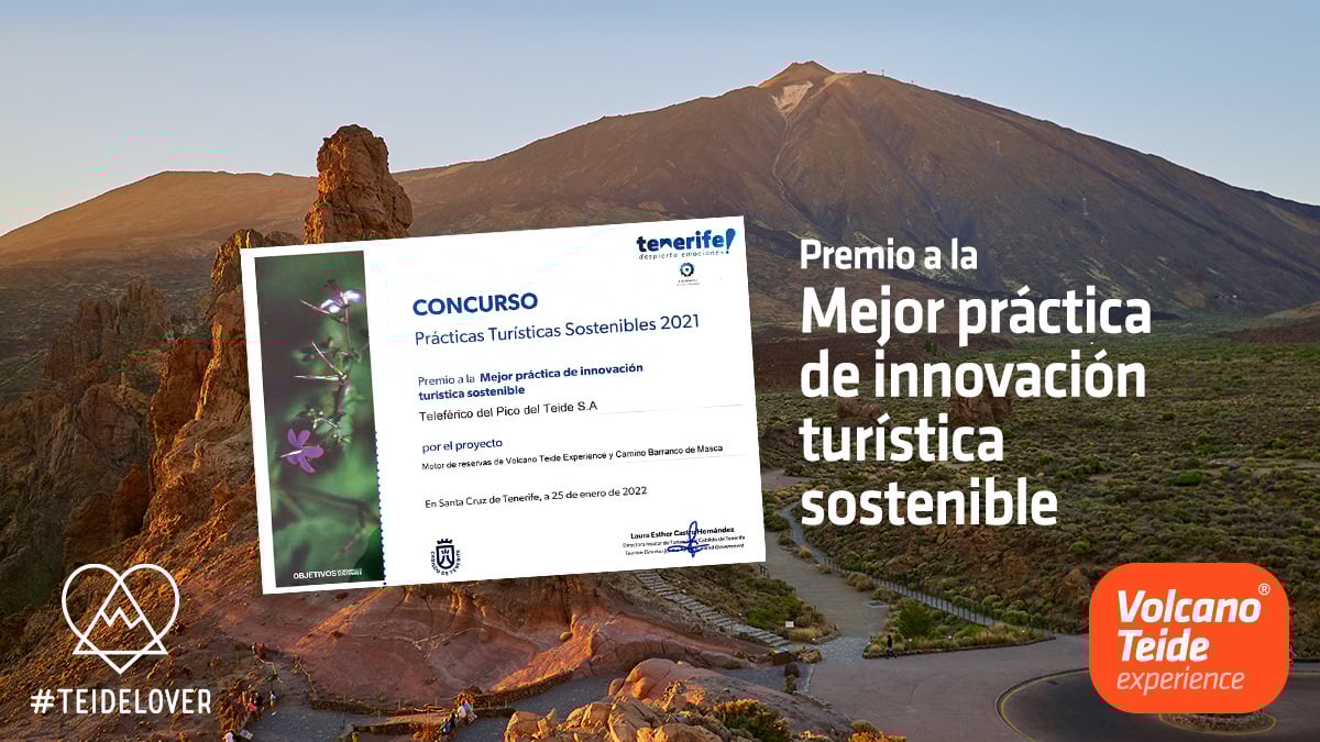 Teleférico del Teide, premio en innovación turística sostenible