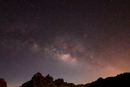 Наблюдать Млечный путь на Тенерифе этим летом