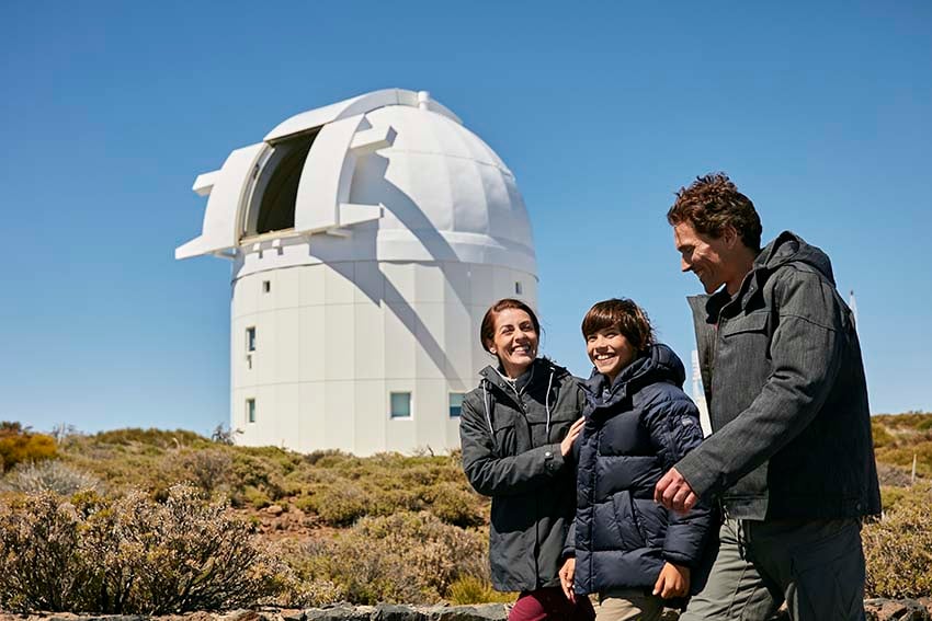 Семейный визит в обсерваторию Тейде